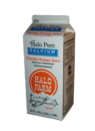 Halo Pure Florida Orange Juice with Calcium